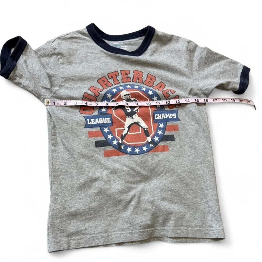 Y2K The Children's‎ Place Quarterback League Champs Ringer Tee, Boys Size M 7/8